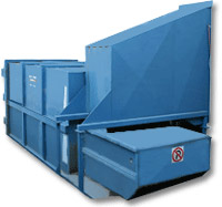 Integrated waste compactor